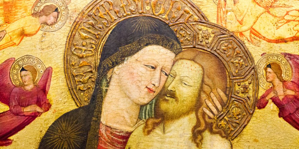 prophet muhammad and jesus and mary icon