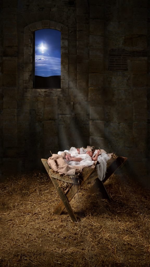 Baby Jesus on manger